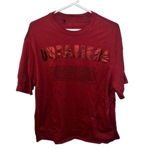 Armani Exchange Red Short Sleeve Tee